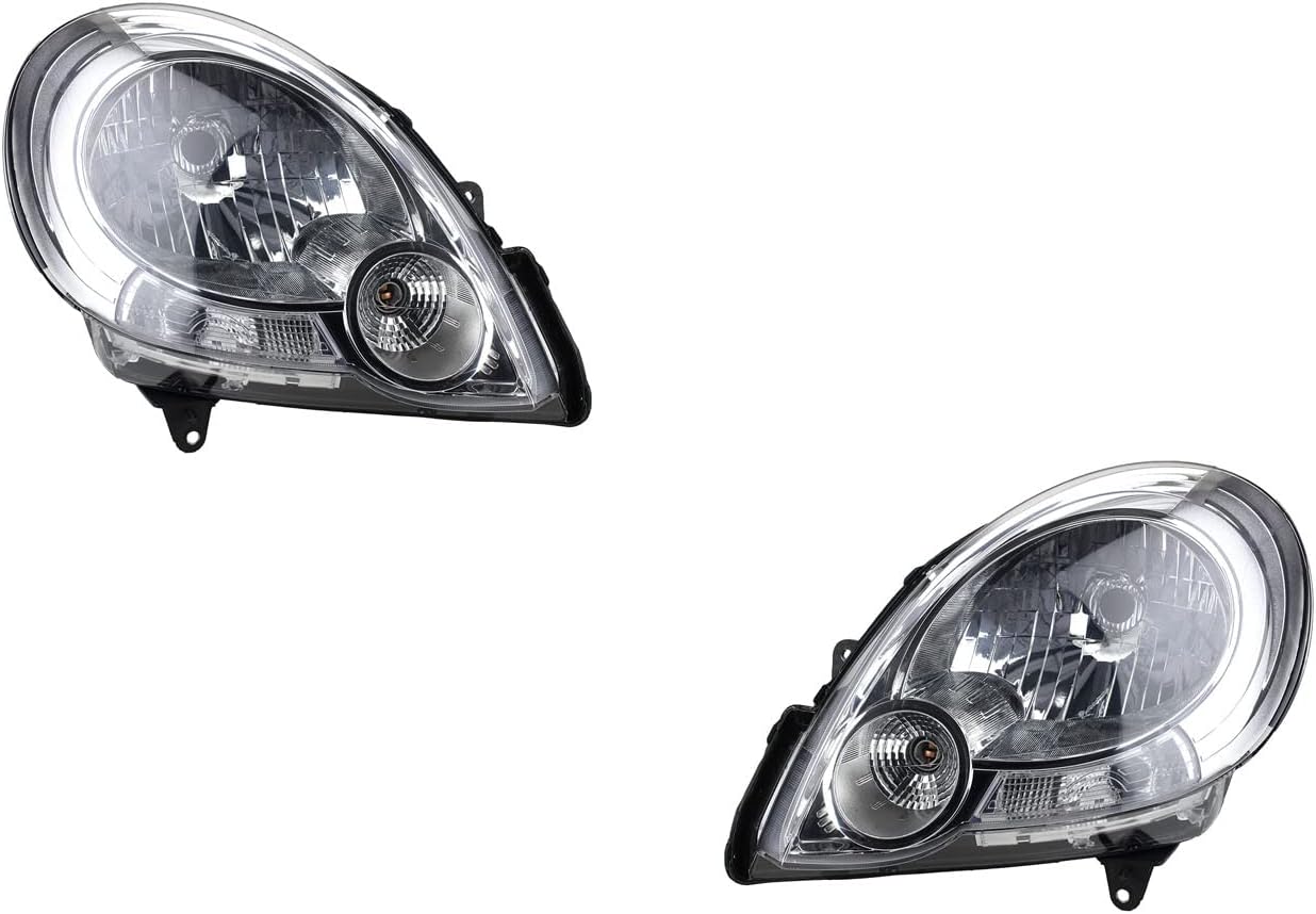 Johns, Jeu de phares pour Renault Kangoo FW0/KW0 02/08-04/13 H4 Jeu gauche et droit