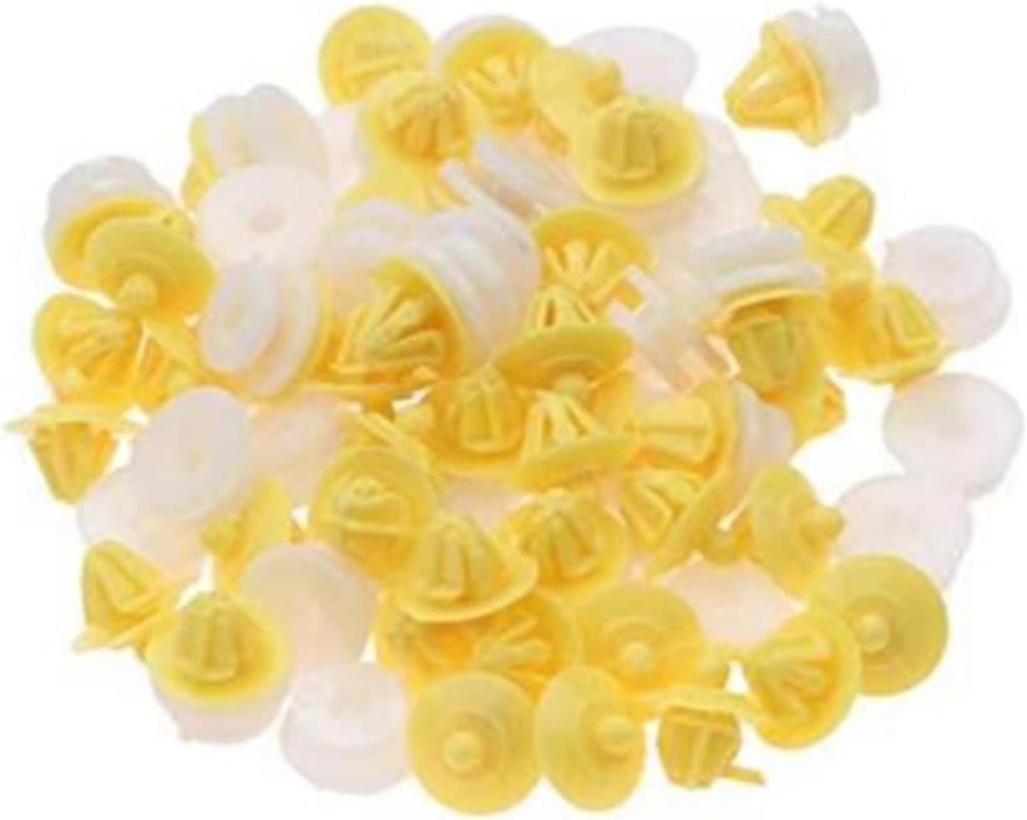 Viviance Clips de fixation de 8 mm Panneau de garniture intérieure Clips de porte compatible avec Renault Clio Megane Scenic Twingo - 50 PIÈCES