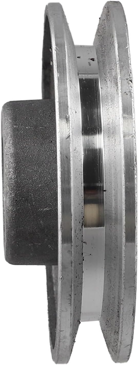 Poulie de moteur en aluminium à rainure unique fabriquée à partir de matériau haute résistance, performance durable dans différents paramètres (97 x 24)