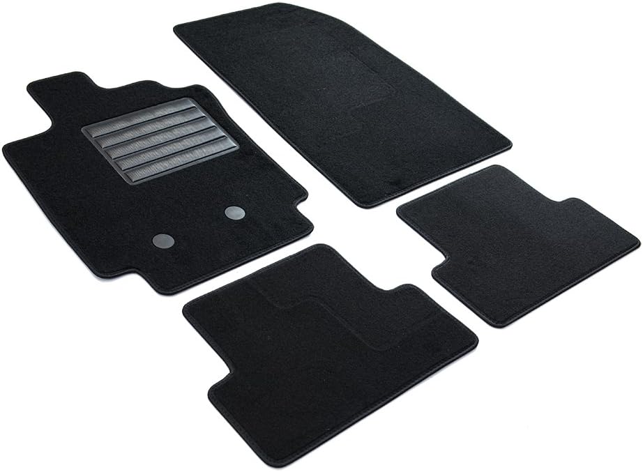 SP-2920 Tapis sur Mesure en Velour pour Renault Clio 3 09.2005>09.2012 / Clio 3 Grandtour 01.2008>02.2013, black