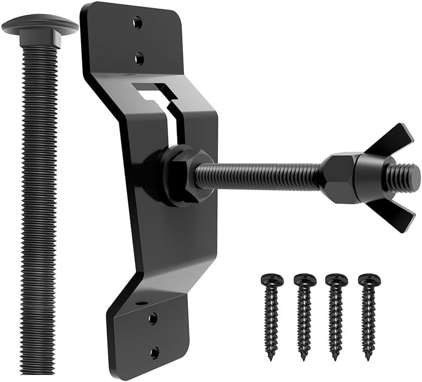 Support mural pour pneu de secours pour remorque, support de roue robuste pour un rangement sécurisé (noir)