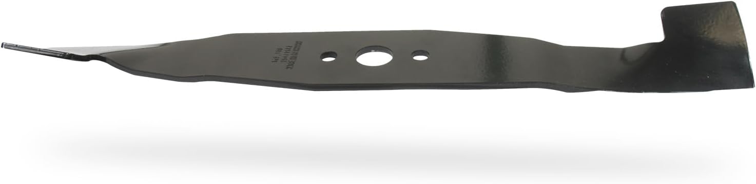 GREENSTAR - Lame Tondeuse Soufflante - Adaptable Tondeuse CASTELGARDEN, HONDA, McCULLOCH, DOLMAR Modèles EM3713, HRE370PE, Binog électrique, Mac 1290E - L.370 mm - Alésage 18,3 mm - Entraxe 45 mm