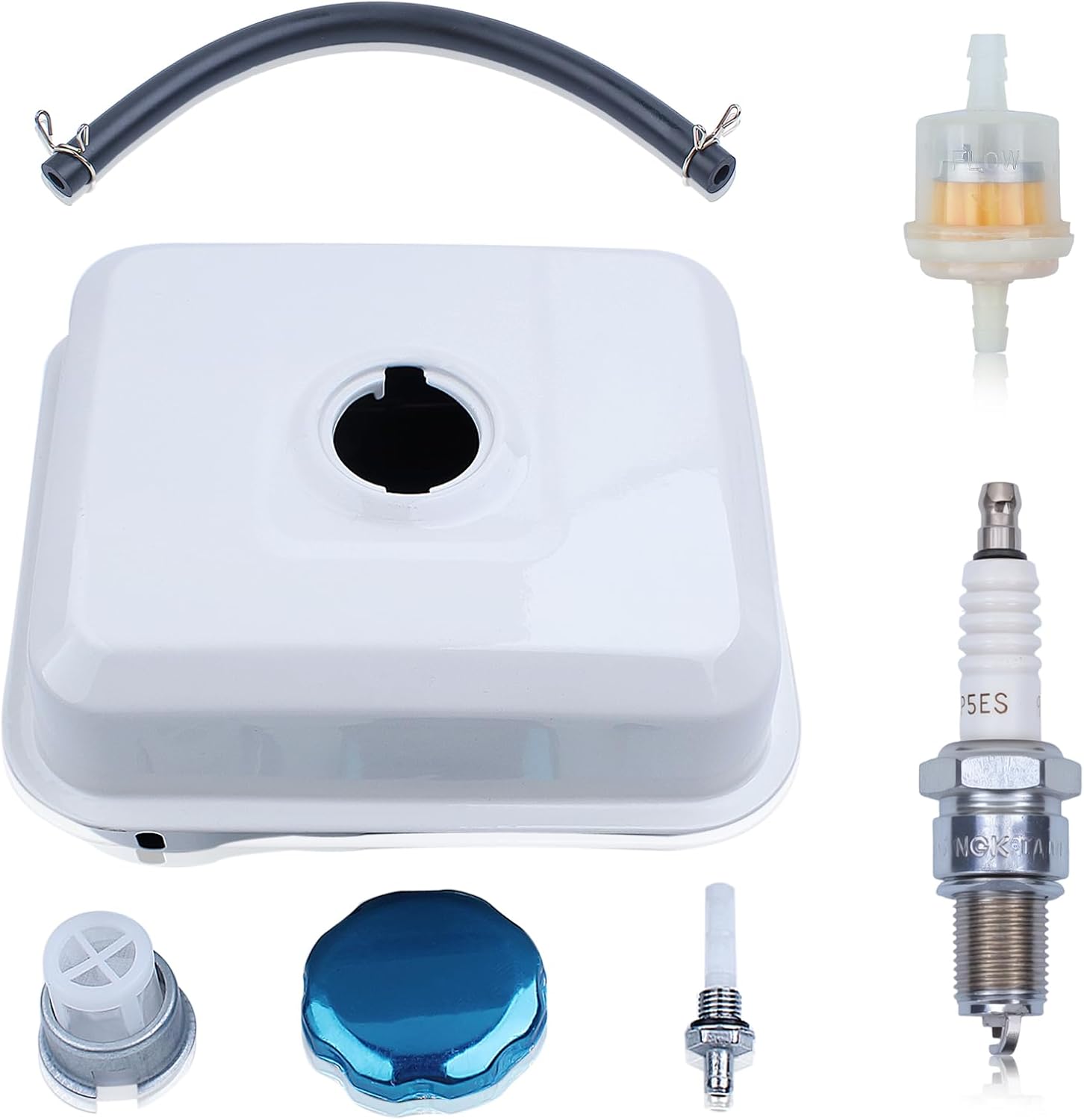 Kit de réservoir de carburant pour Honda GX140 GX160 GX200 Harbor Freight Moteur 212 173 Go Kart R210 OHV Moteur 163cc 196cc 208cc Pompe à eau Nettoyeur haute pression Compresseur et plus