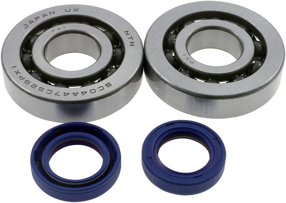 Polini Kit de réparation de vilebrequin (roulement & joint) compatible pour Piaggio 50 Scooter