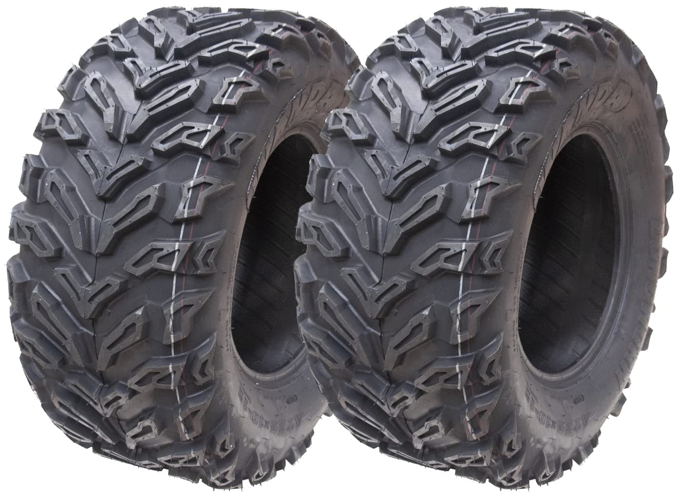 Wanda P3103 Lot de 2 pneus pour quad ATV 6 plis 25 x 10,00-12