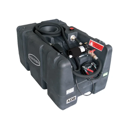Cuve pour voiture 200L, Gasoil/GNR avec pompe 12V 40L/min, Cuve fuel de ravitaillement pour stockage gazole avec station de remplissage et pistolet automatique