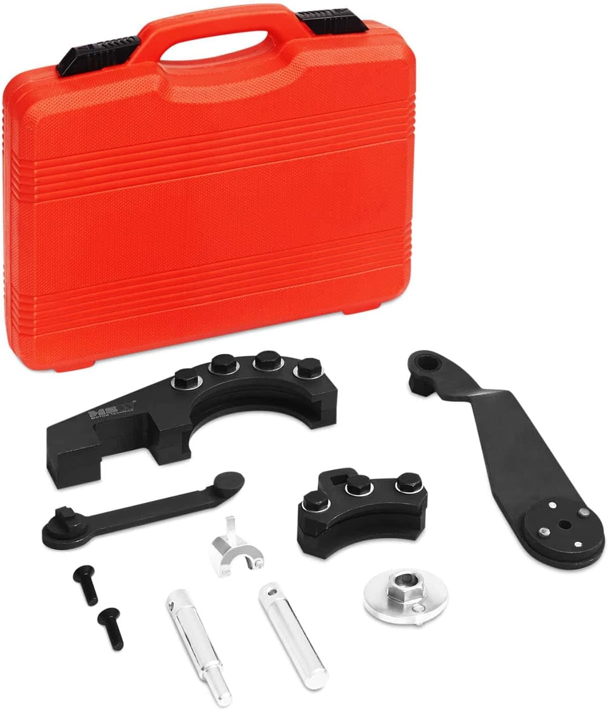 MSW MSW-ELVW-01 Kit Outils Coffret De Calage Distribution (pour VW 2.5 TDI, 9 Pièces, Acier)