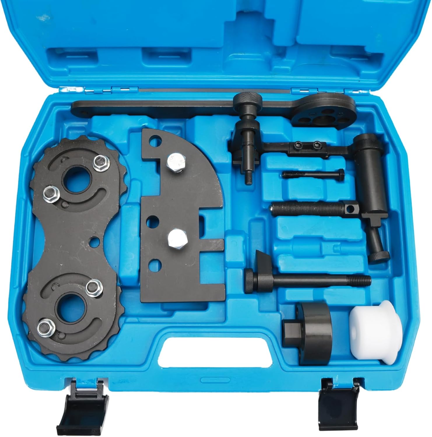 AUROLYNNE Kit Courroie Distribution Outil Réglage Moteur d'arbre À Cames S60 S80 V60 V70 XC60 XC70 Diesel Remplacement Outils Réparation Automobile Professionnels Durables Portables Résistants À