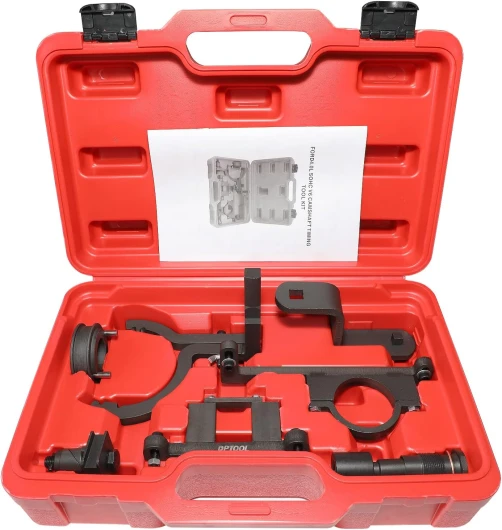 DPTOOL Kit d'outils de Distribution d'arbre à cames pour Ford Land Rover Explorer Mustang Ranger Mercury Mountaineer Mazda 4.0L 4015CC SOHC V6 8 pièces