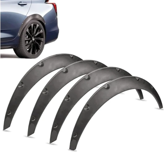 Élargisseur de l'Aile, 4 Pièces Universel Fender Garde-Boue, 80cm Roue Avant-arrière Protège-Boue pour SUV Tout-Terrain