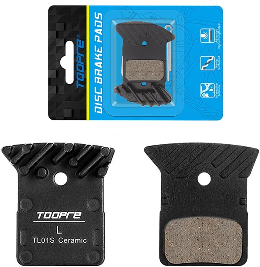 Plaquettes en céramique de Frein à Disque de vélo compatibles avec Shimano L04C L05A K04S BR-M8110 BR-M7110 BR-R9170-F BR-R8070-F