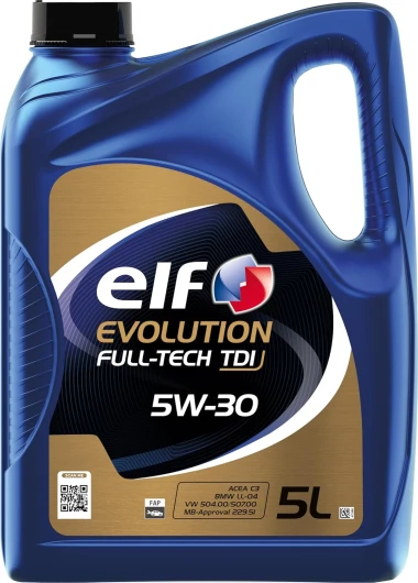 EVOLUTION FULL-TECH TDI 5W-30, Huile moteur essence et Diesel, 5 litres