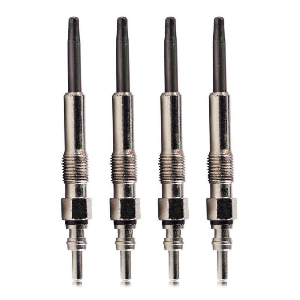 LAKAMODO Lot de 4 Bougies De Préchauffage Compatibles Avec Clio Laguna Mégane Scénic Modus 1.5 dci 1.9 dti diesel