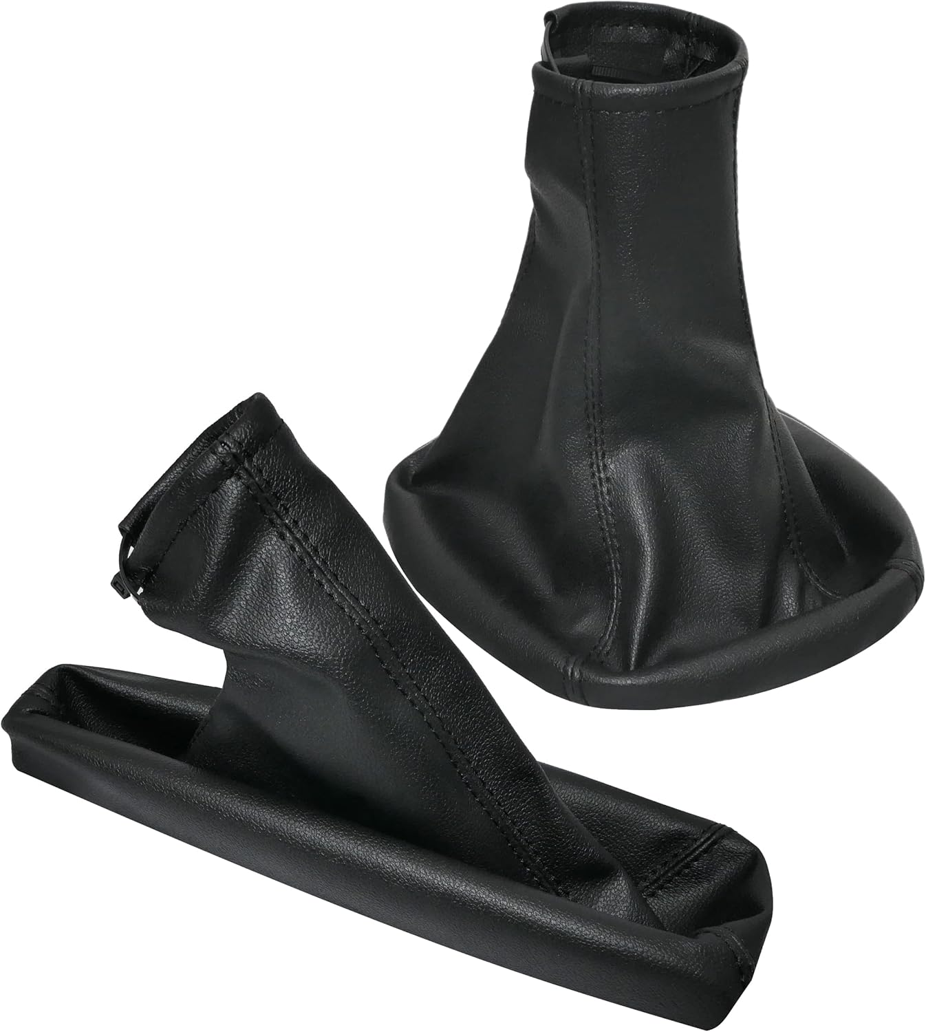 AERZETIX - C57723 - Soufflet de levier de vitesse et frein à main - compatible avec Opel Vectra B de 1995 à 2002 - couleur: noir - en cuir synthétique