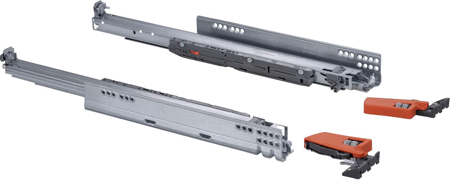 BLUM MOVENTO Vollauszug Télécharger extrait 760 H BLUMOTION Longueur nominale 250 - 750 mm Capacité de charge 40 & 60 kg Incl - Accouplements - 270 mm