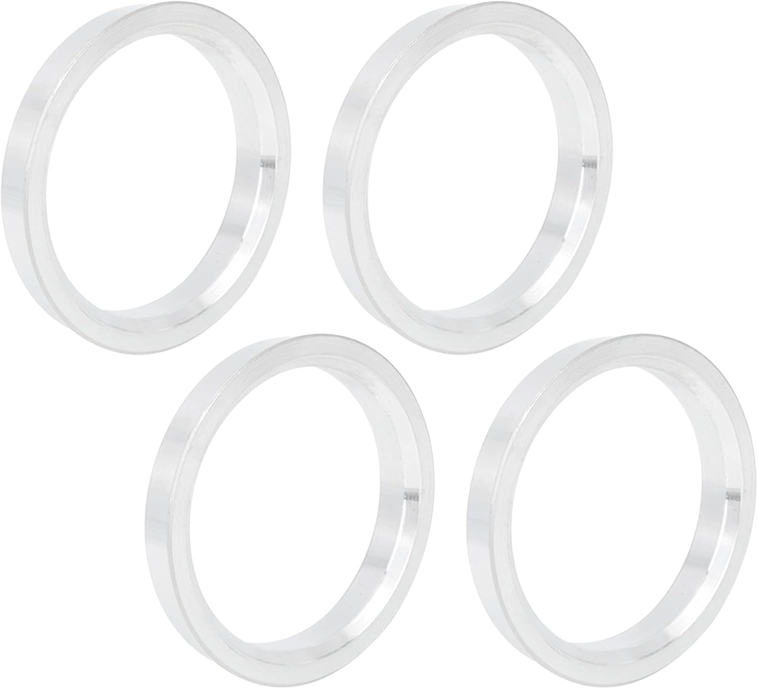 4pcs Bague de Centrage 67.1 à 56.1mm Jante Aluminium Alliage Voiture Moyeu Anneaux Centriques