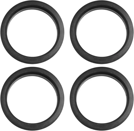 Moyeu Roue Anneau Centre Auto Centre Alésage Bague de Centrage 73,1 mm 60.1 Plastique Noir 4pcs