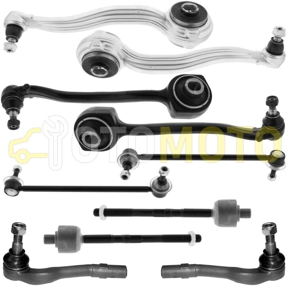 Bras de suspension avant pour MERCEDES CLASSE C W203 S203 triangle, rotule, biellette 10 pièces