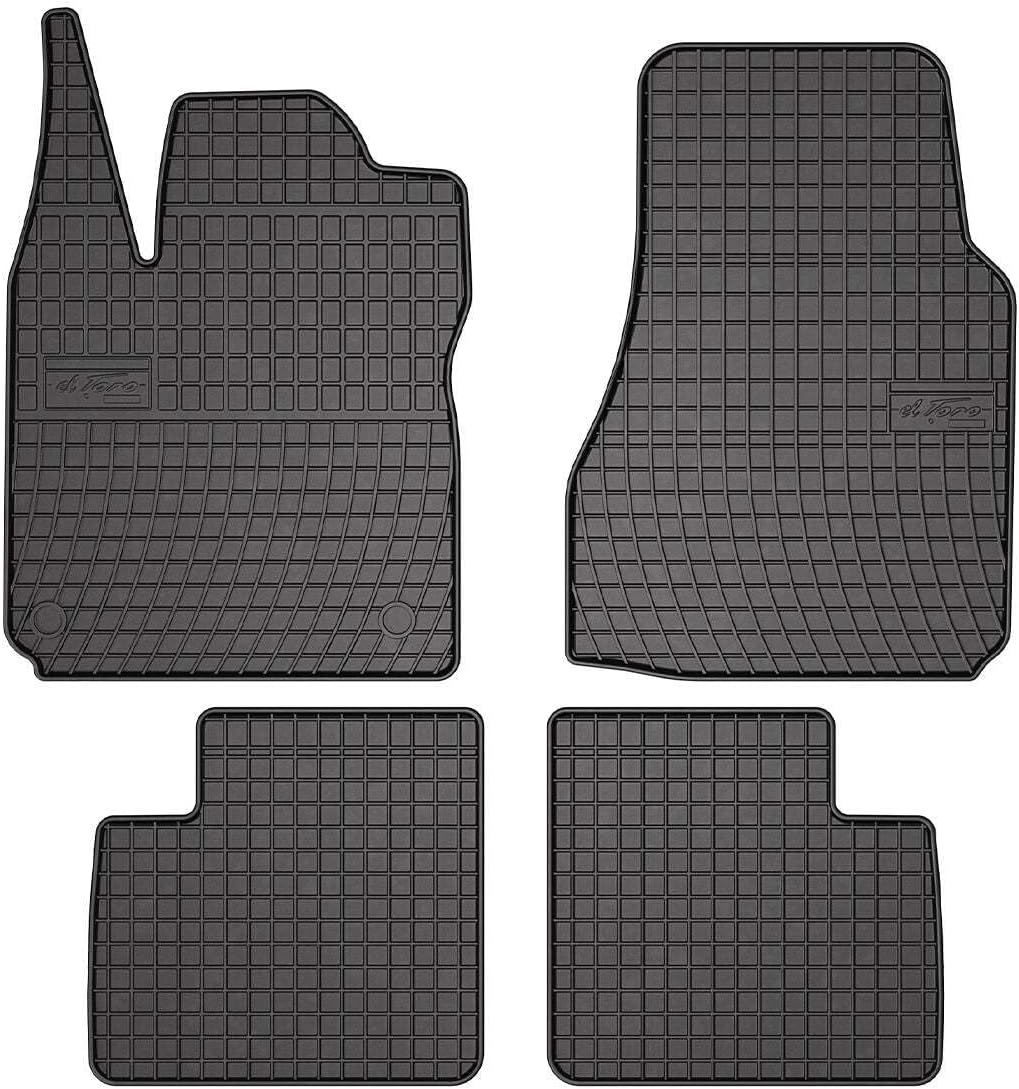 Tapis de Sol Compatible avec Renault Twingo 2007-2014 Caoutchouc Noir Twingo 2007-2014 Tapis de Sol