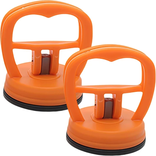 ZukZythepsor 2 Pièces Mini Ventouse Carrosserie, Ventouse Réparation Bosses Voiture, Outil Débosselage Carrelage, Verre, Téléphone Écrans (Haute Puissance, 2 Tailles, sans Rayures)