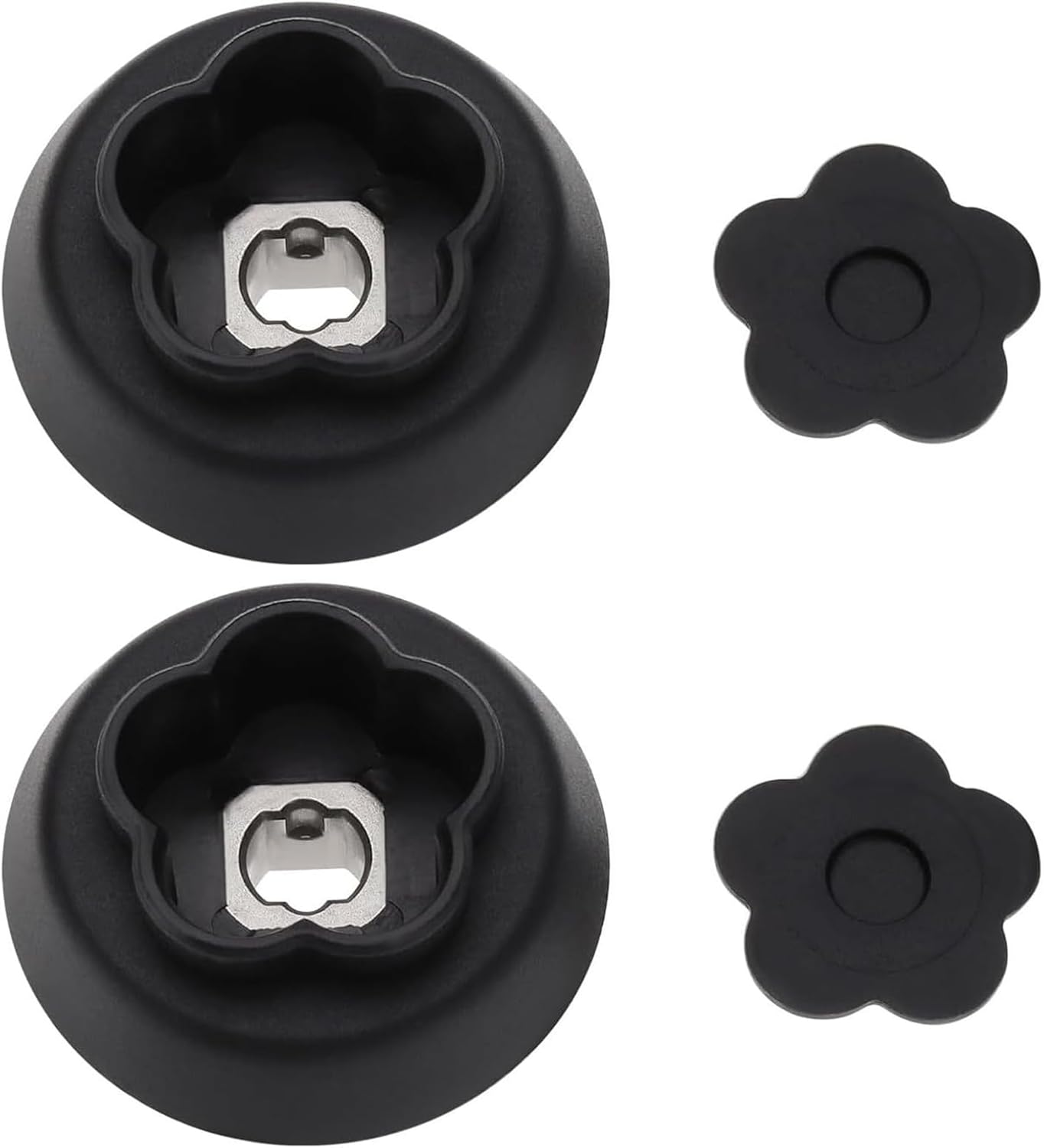 Biglumin Pièces détachées robot culinaire - Engrenage de guidage d'embrayage pour guide d'engrenage Monsieur Cuisine avec fleurs 5 branches, cuisine accessoires, smart MCC MCS.(Set de 2)