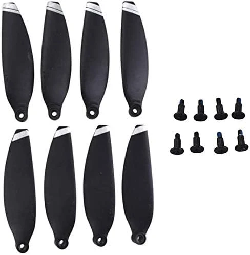 ZYGY 8PCS Hélice avec Vis pour DJI Mavic Mini Drone Pièces de Rechange Photographie Aérienne Quadrirotor 4726F Hélice Noir