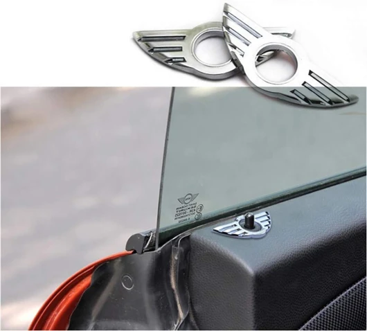 Zhengming2 Lot de 2 autocollants décoratifs en forme d'ailes pour BMW Mini Cooper