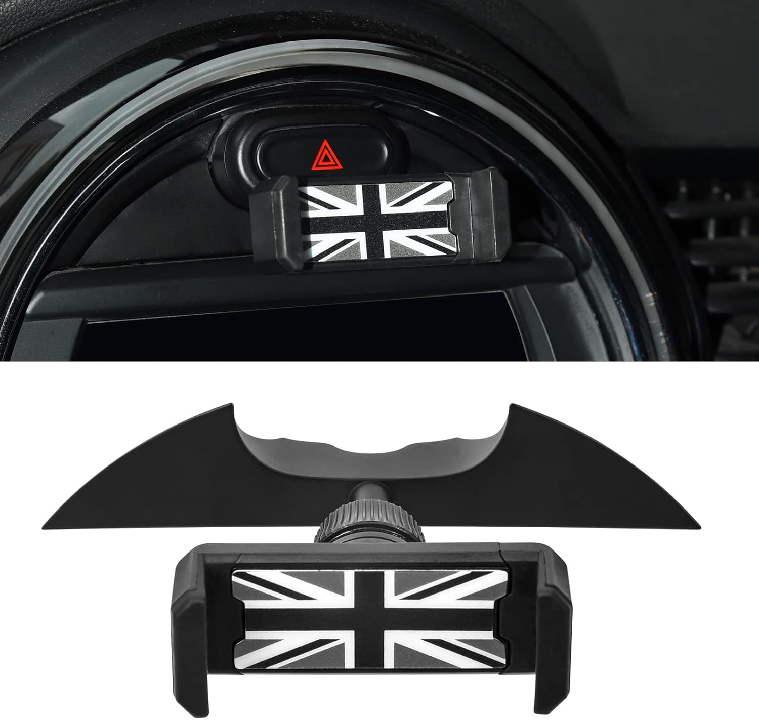 FIEMACH Support de téléphone portable pour Mini Cooper S JCW One F54 F55 F56 F57 F60, à placer horizontalement, série Mini F