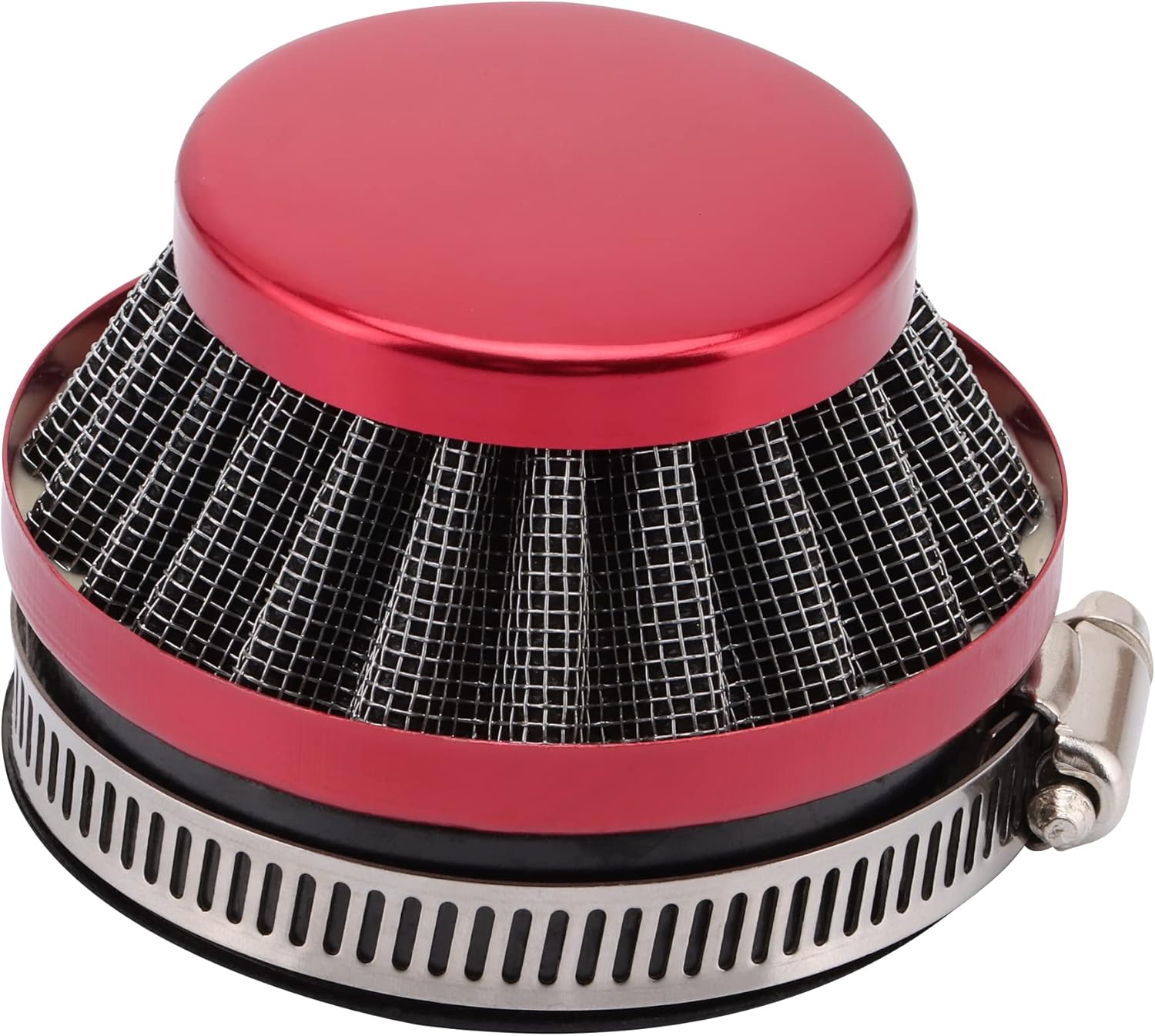 58MM Filtre à Air Remplacement pour 2 Temps 47CC 49CC Scooter VTT Pocketbike Mini Quad Rouge