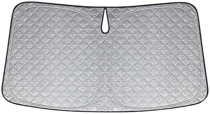 Pare-Soleil Anti-UV Pliant pour Pare-Brise Avant Remplacement pour Nissan Micra K14 2016-2023, Pare Soleils pour Voiture à l'intérieur Pliable Couverture, Protection Anti-poussière Réfléchissante UV for Micra K14 2016-2023