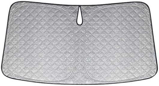 Pare-Soleil Anti-UV Pliant pour Pare-Brise Avant Remplacement pour Nissan Micra K14 2016-2023, Pare Soleils pour Voiture à l'intérieur Pliable Couverture, Protection Anti-poussière Réfléchissante UV for Micra K14 2016-2023