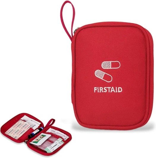COYUN 1 Pcs Trousse De Secours Vide, Mini Trousse De Premiers Soins, Mini Sac Médical, Sac De Stockage De Médecine Portable, Trousse Secours Portable Kit, Mini Trousse de Secours, Trousse Secours Vid