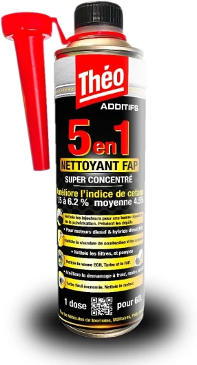 Nettoyant FAP-DPF Cleaner : Décrassage Turbo, Catalyseur & Filtre à Particules sans Démontage pour Plus de Performance et Moins de Consommation - 500 ML