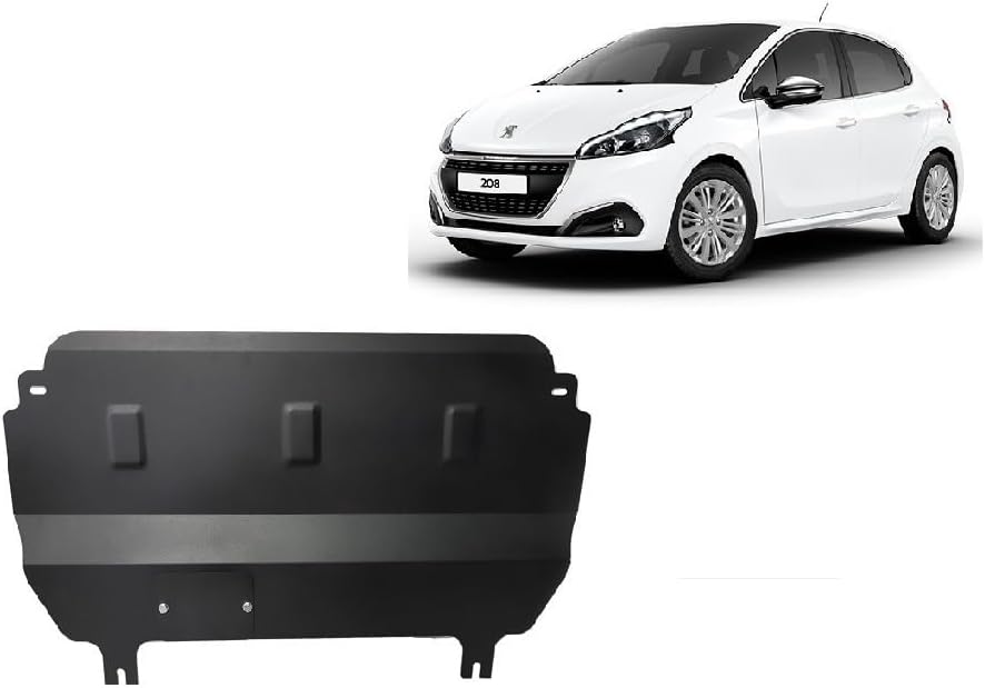 Protection métallique sous moteur compatible avec Peugeot 208 - (2012-2019) Scut Protection
