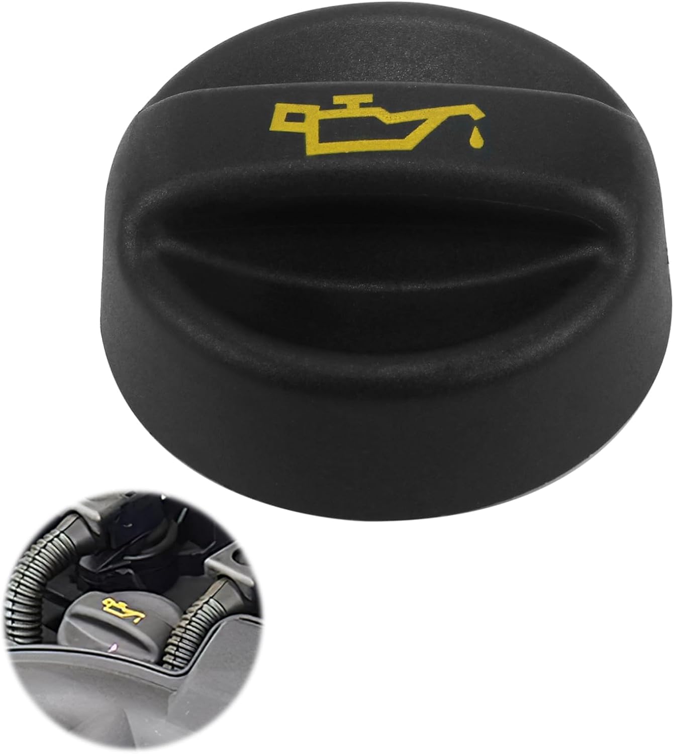 Bouchon de Remplissage d'Huile Moteur pour Peugeot C2 C3 C4 Xsara 207 208 301 308 508 2008 3008 5008 Partner,Bouchon Huile Moteur,Référence OEM 9670015080 1180S5 9674157180