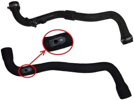 TURBORURY Compatible/remplacement pour tuyau de refroidissement intermédiaire Turbo Renault Megane 1.5 DCI Scenic II 1.5 DCI 8200527070 8200527670 8200527670 8200590198