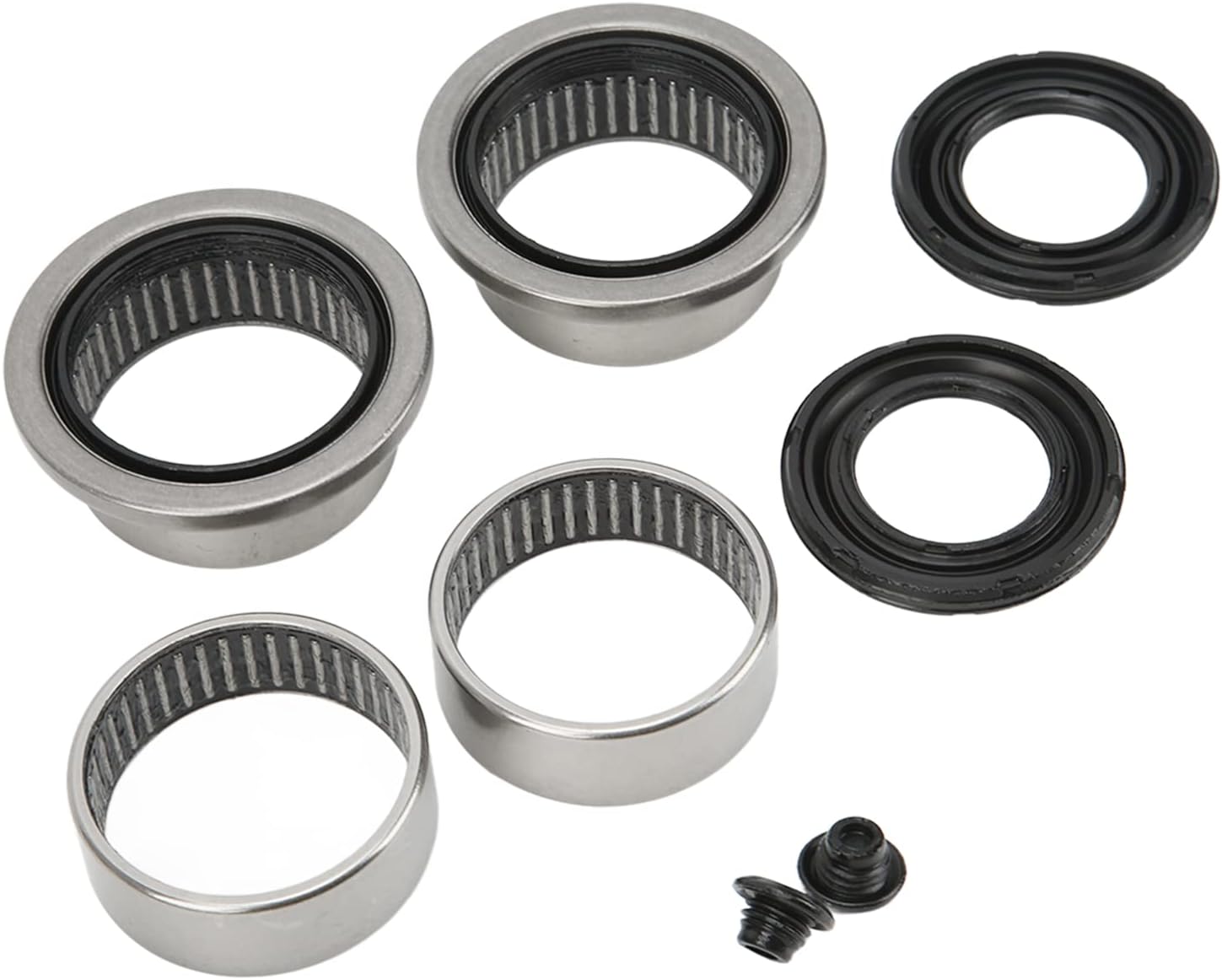 Roulement Train Arrière 206,5131A6,Roulement Essieu 206,Roulements,Coquilles De Roulement Et Bagues 8 Pièces Kit De Réparation De Faisceau D'Essieu Arrière 5131A6 Rempment En Alliage D'Acier Pour Peug