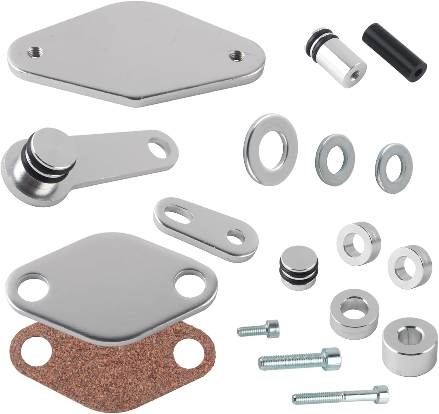 FortuneGlobe Kit de Vanne EGR Pour 2.0L B47 Moteurs Diesel，F20, F21 LCI, F22, F23, F30, F31, F34, F32, F33, F36, F10, F11 LCI, G11, G12, F25, F26 Compatible avec Joint Vanne EGR Rechange Suppression