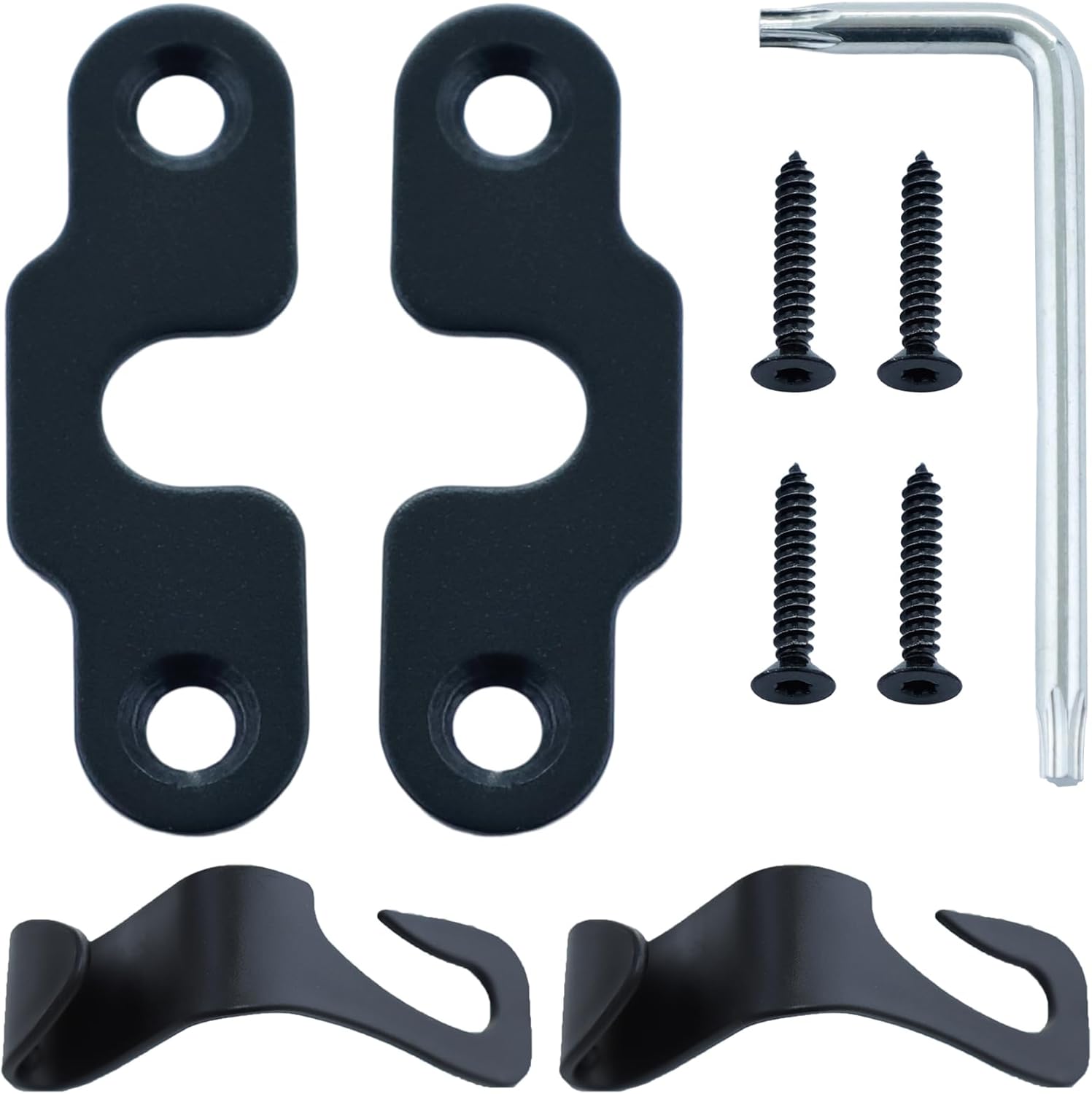 Pare Soleil Kit de Réparation, pour Jeep Wrangler JK 2018/ Wrangler 2018-2022/ Gladiator 2020-2022 Clip de Visière en Aluminium Très Résistant Accessoires 2PCS
