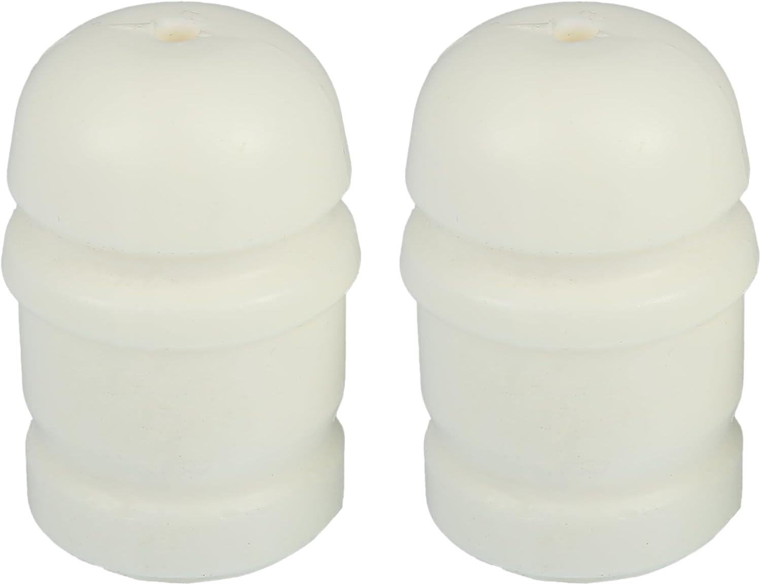 QUARKZMAN 2pcs Voiture Avant Printemps Jounce Pare-chocs pour Jeep Wrangler Jk 07-18 Blanc