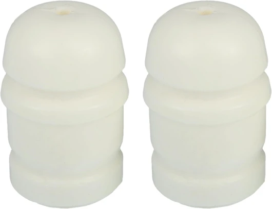 QUARKZMAN 2pcs Voiture Avant Printemps Jounce Pare-chocs pour Jeep Wrangler Jk 07-18 Blanc