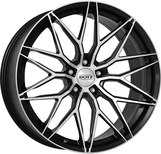 JANTES DOTZ SUZUKA DARK BLACK/POLISHED 19" ET 25