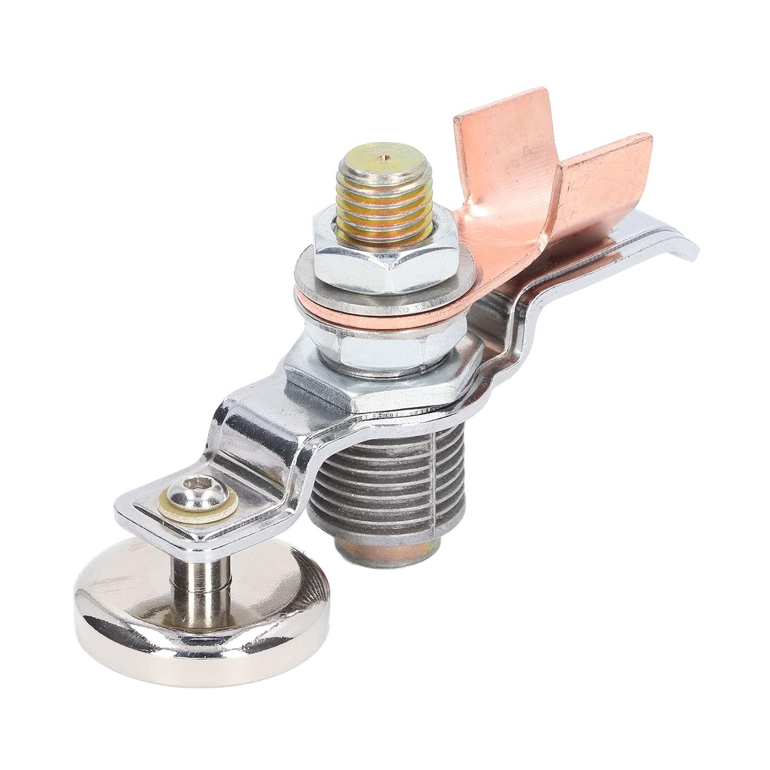 Pince De Masse à Souder Magnétique, Connecteur De Pince De Mise à la Terre Magnétique Avec Magnétisme Puissant Et Grande Aspiration Pour la Fabrication D'acier, la Réparation Automobile