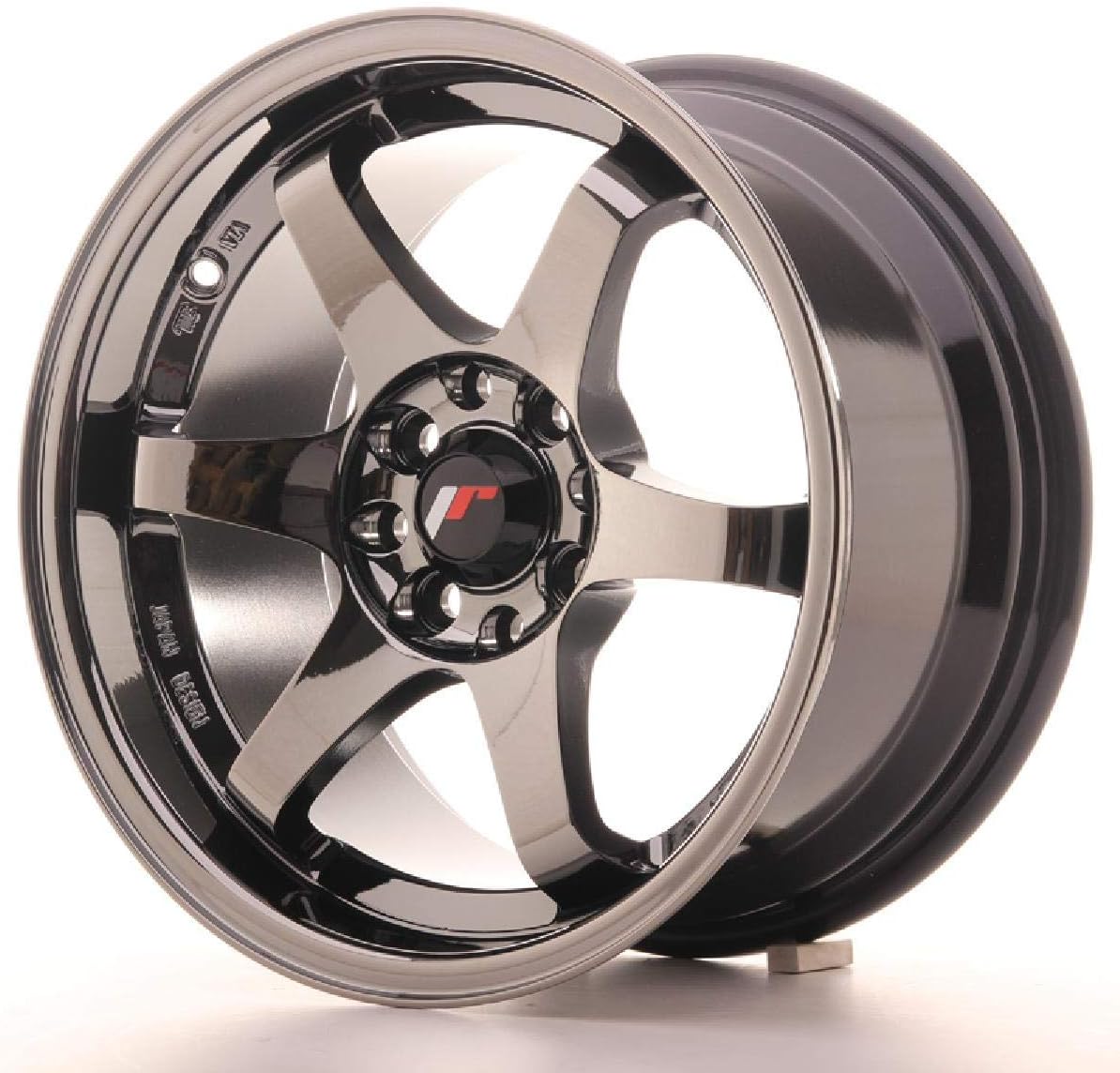 Japan Racing Jantes en alliage JR3 Black Chrome 8 x 15 eT25 4 x 100/108