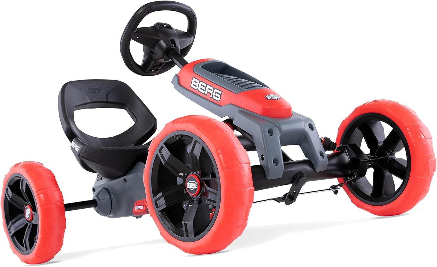 BERG Karting Reppy Rebel - Kart à Pédales, Go-Kart, Siège Réglable, Pneus EVA, Kart à pédales pour Enfant, Vélo et véhicule pour Enfants 2.5-6 Ans