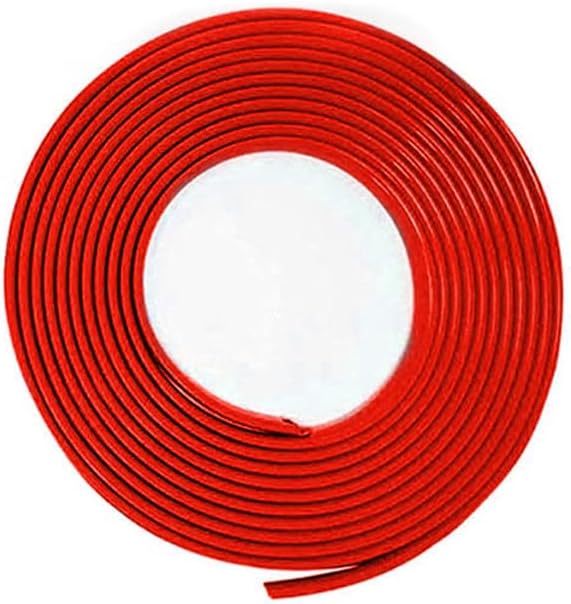 Profil rouge autocollant pour voiture, pare-chocs avant + arrière