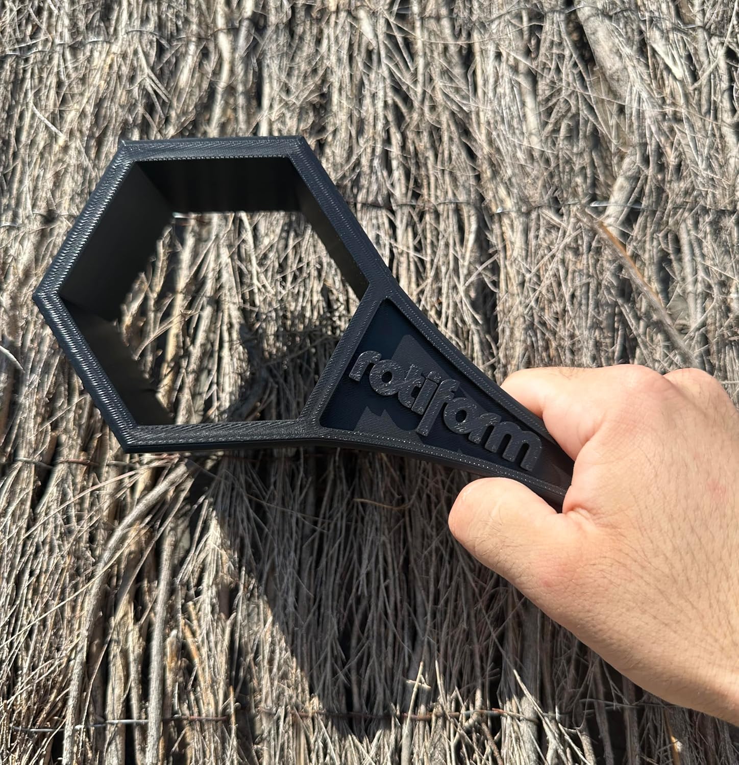 Clé RusticHome pour cache-moyeu de jante hexagonale 80 mm / clé à écrou pour couvercle central fabriqué en 3D - Outil Rotiform pour jante 3D 80 mm