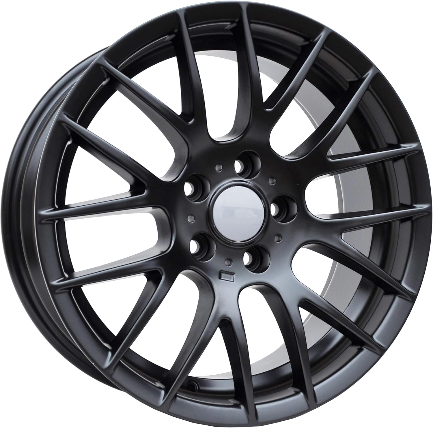 JEU DE 4 JANTES, PDW 956 18x8 5x120 ET34 BL - noir