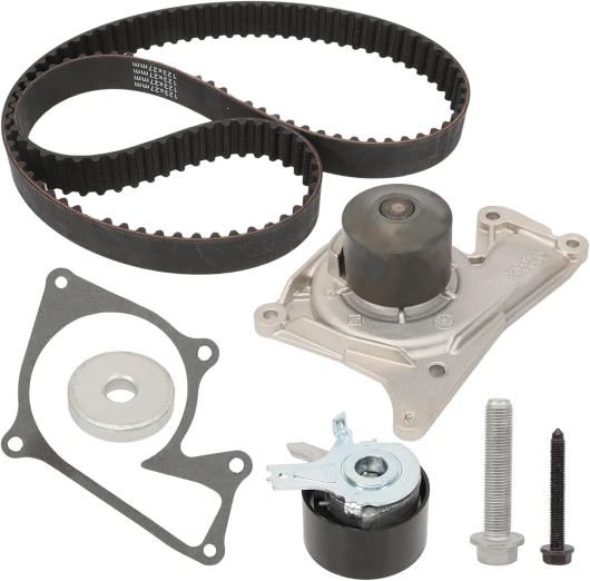 Anlseiod KP25578XS-2 Kit Distribution Pompe à Eau Compatible Avec Clio III Kangoo Laguna III Dacia Duster Lodgy NV200 Kit De Distribution Avec Pompe