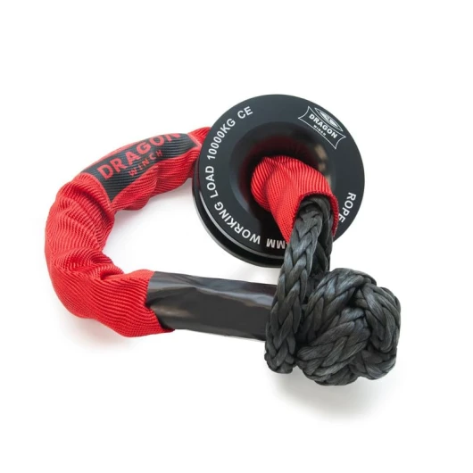 Poulie pour Treuil - Capacité de 10T / 22000 lbs, Récupération Offroad, Bloc Double Force de Traction - Compatible avec Câbles synthétique - Idéal pour Véhicules 4x4 - Accessoire Treuil 10 T Synthétique